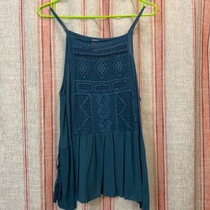 Peplum tank top